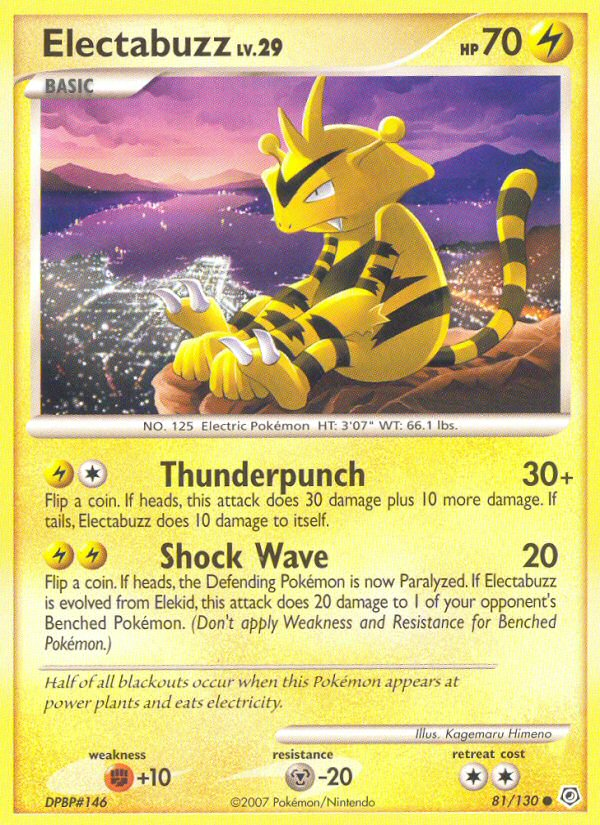 Electabuzz (81/130) [Diamond & Pearl: Base Set] | Good Games Adelaide SA