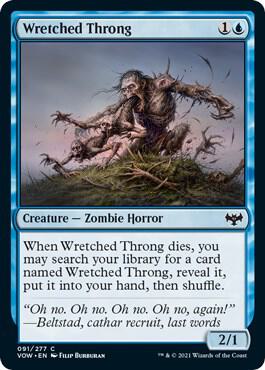 Wretched Throng 91 (Innistrad: Crimson Vow)  - Foil | Good Games Adelaide SA