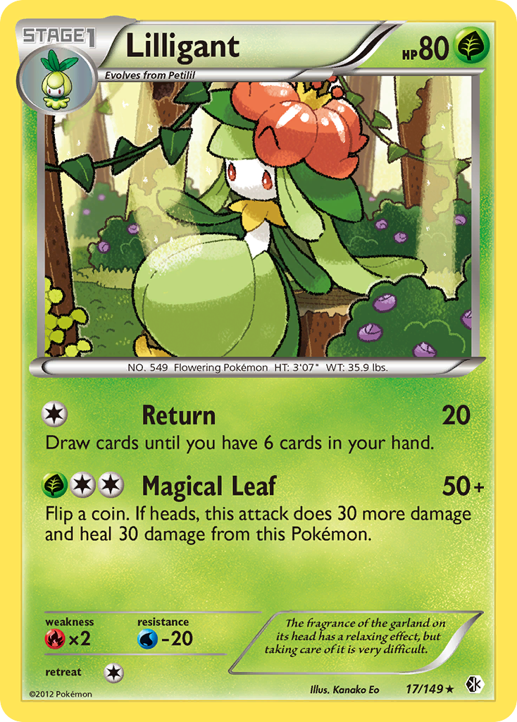 Lilligant (17/149) [Black & White: Boundaries Crossed] | Good Games Adelaide SA