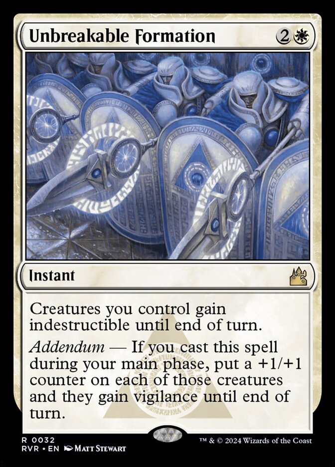 Unbreakable Formation 32 (Ravnica Remastered)  - Foil | Good Games Adelaide SA