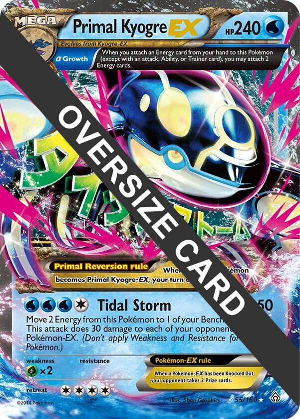 Primal Kyogre EX 55 160 055/160 (Jumbo Cards)  - Holofoil | Good Games Adelaide SA
