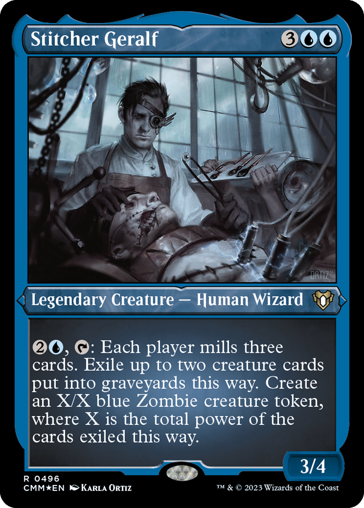 Stitcher Geralf (Foil Etched) [Commander Masters] | Good Games Adelaide SA