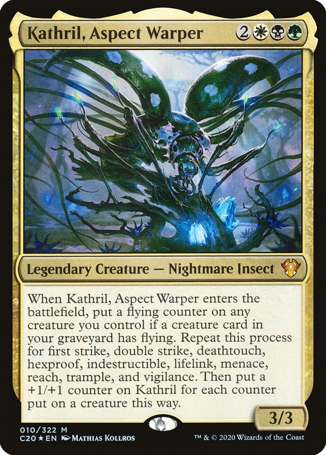 Kathril, Aspect Warper 10 (Commander 2020)  | Good Games Adelaide SA