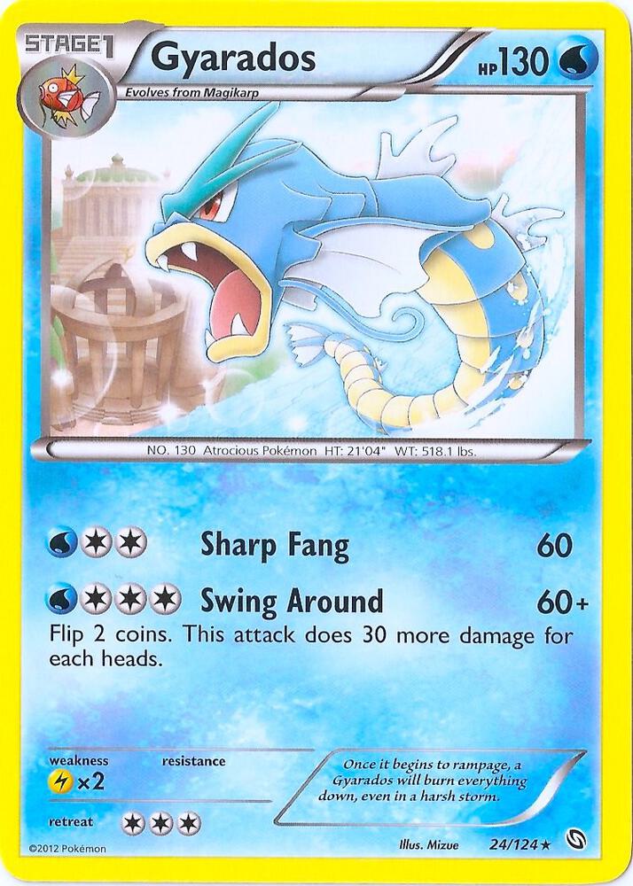 Gyarados 24 124 Cosmos Holo 024/124 (Blister Exclusives)  - Holofoil | Good Games Adelaide SA