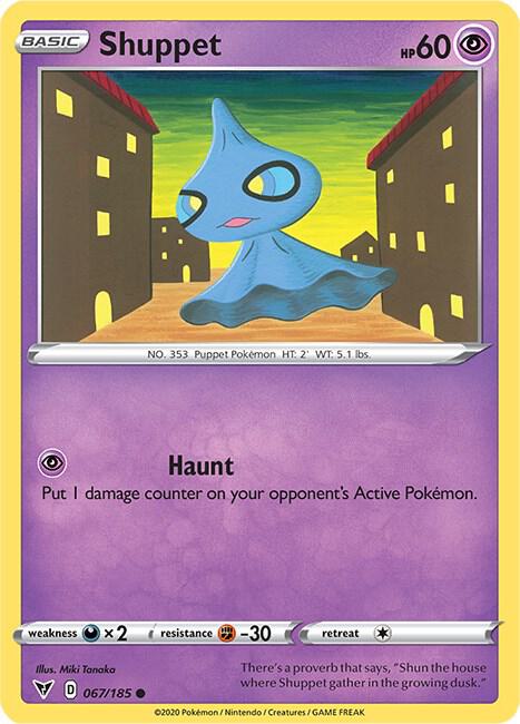 Shuppet 067/185 (SWSH04: Vivid Voltage)  | Good Games Adelaide SA