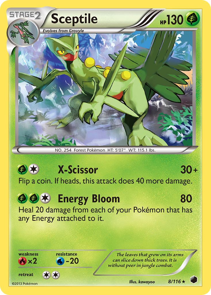 Sceptile (8/116) [Black & White: Plasma Freeze] | Good Games Adelaide SA