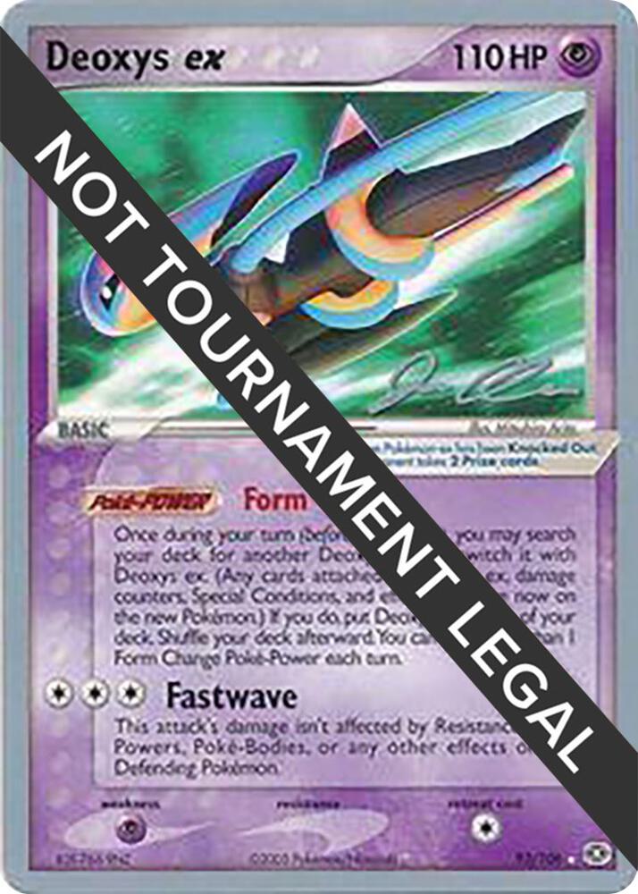 Deoxys ex 2006 Jason Klaczynski 93/106 (World Championship Decks)  | Good Games Adelaide SA