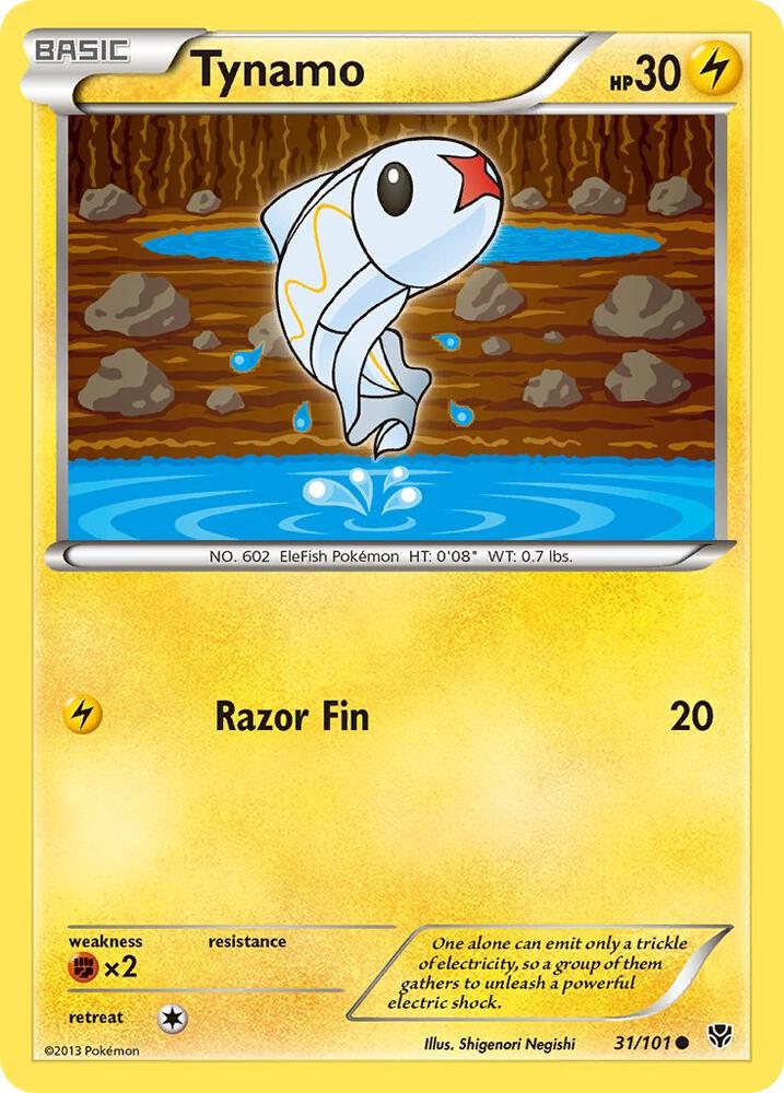 Tynamo 31/101 (Plasma Blast)  - Reverse Holofoil | Good Games Adelaide SA