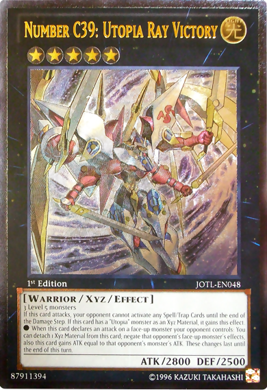 Number C39: Utopia Ray Victory (UTR) [JOTL-EN048] Ultimate Rare | Good Games Adelaide SA