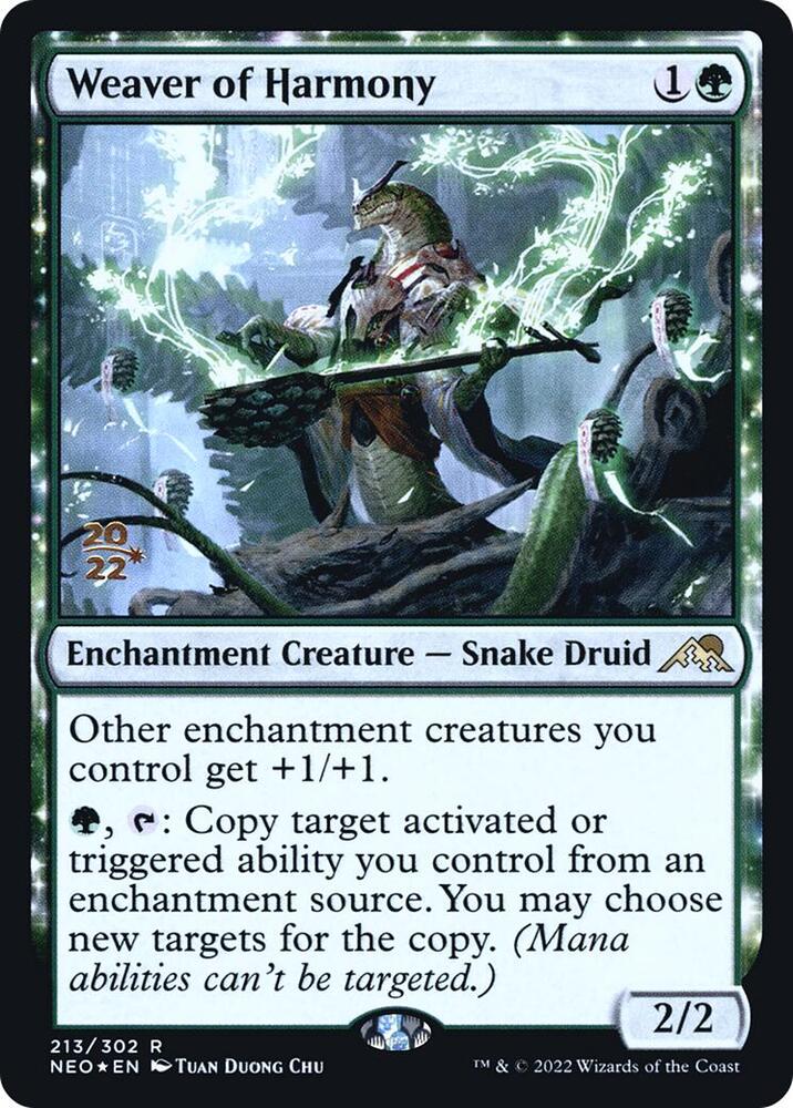 Weaver of Harmony 213 (Prerelease Cards)  - Foil | Good Games Adelaide SA