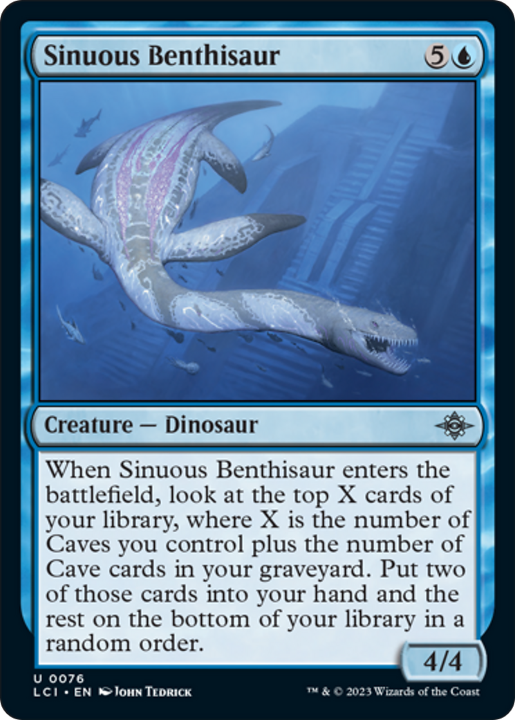 Sinuous Benthisaur [The Lost Caverns of Ixalan] | Good Games Adelaide SA
