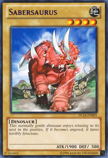 Sabersaurus (Purple) [DL16-EN001] Rare | Good Games Adelaide SA