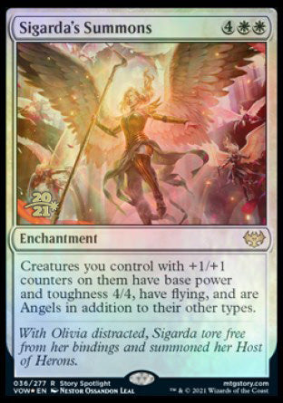 Sigarda's Summons [Innistrad: Crimson Vow Prerelease Promos] | Good Games Adelaide SA