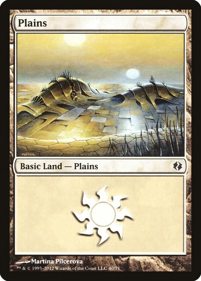 Plains 40 40 (Duel Decks: Venser vs. Koth)  | Good Games Adelaide SA
