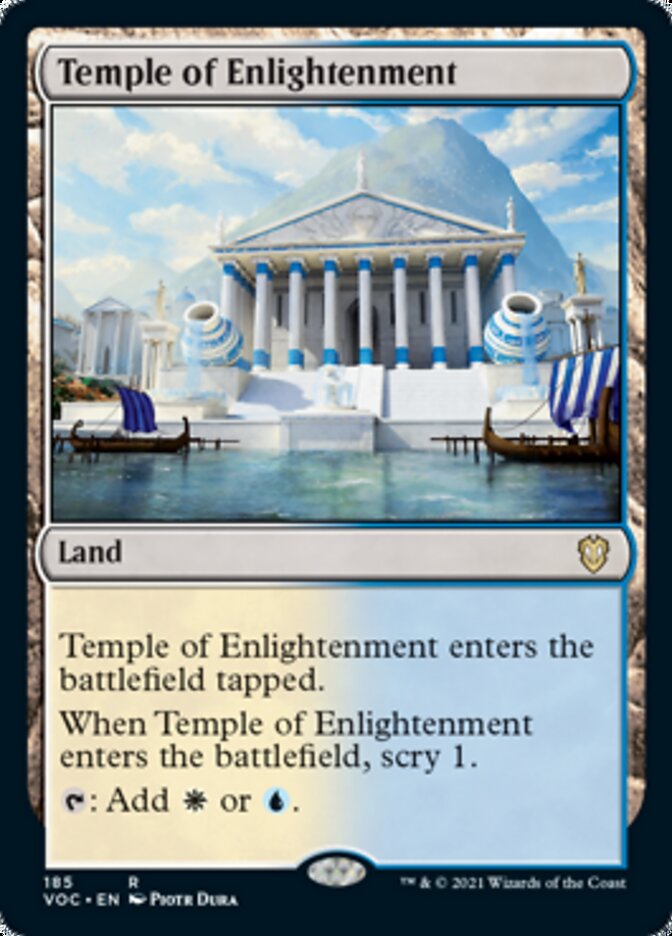 Temple of Enlightenment [Innistrad: Crimson Vow Commander] | Good Games Adelaide SA