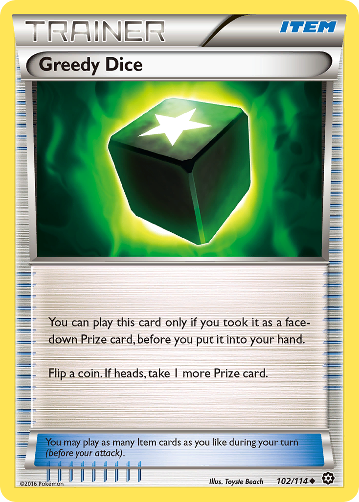 Greedy Dice (102/114) [XY: Steam Siege] | Good Games Adelaide SA
