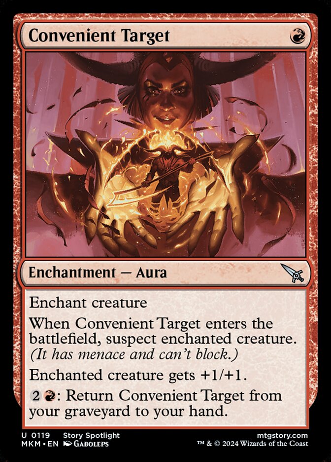 Convenient Target 119 (Murders at Karlov Manor)  - Foil | Good Games Adelaide SA
