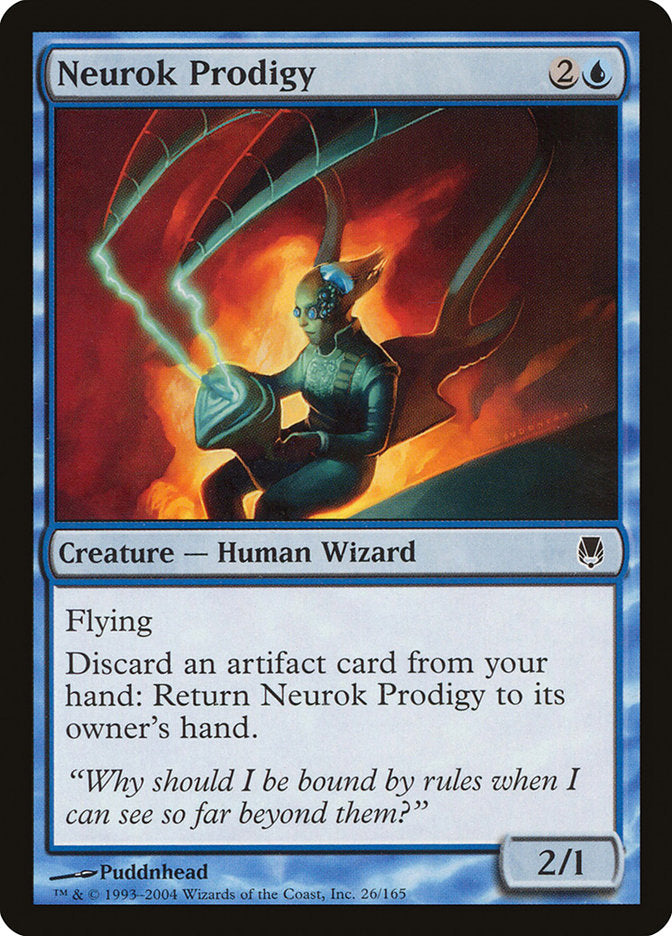 Neurok Prodigy 26 (Darksteel)  - Foil | Good Games Adelaide SA