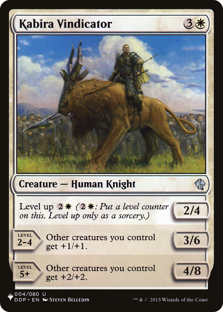Kabira Vindicator [The List Reprints] | Good Games Adelaide SA