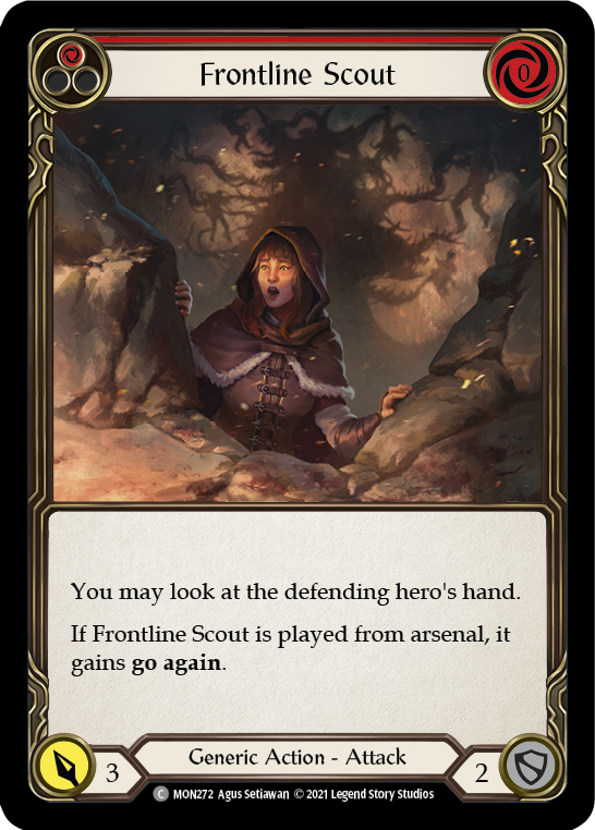 Frontline Scout (Red) [MON272] 1st Edition Normal | Good Games Adelaide SA