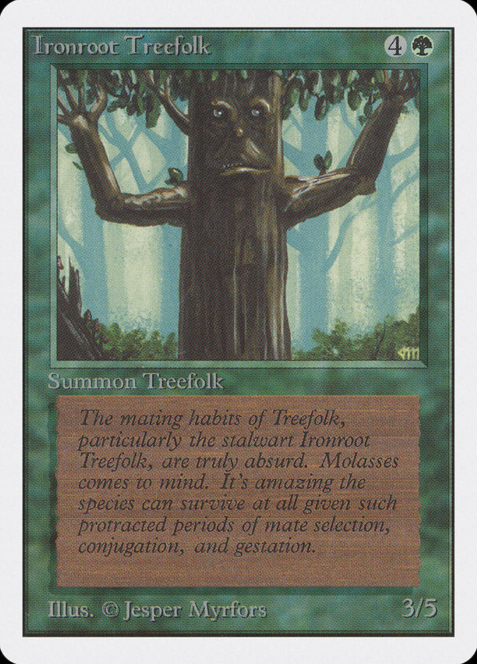 Ironroot Treefolk [Unlimited Edition] | Good Games Adelaide SA