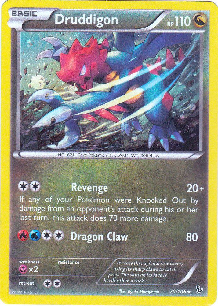 Druddigon 70 106Cosmos Holo 070/106 (Blister Exclusives)  - Holofoil | Good Games Adelaide SA