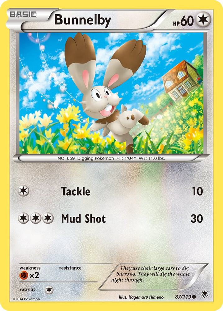 Bunnelby 87/119 (XY - Phantom Forces)  | Good Games Adelaide SA