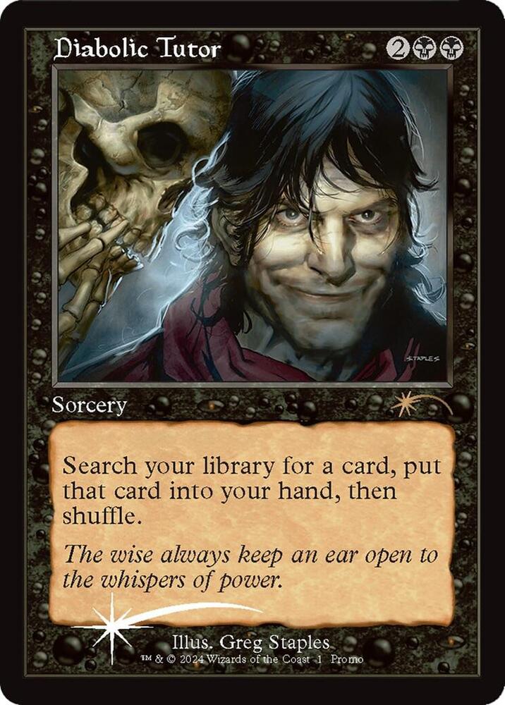 Diabolic Tutor  (WPN & Gateway Promos)  - Foil | Good Games Adelaide SA