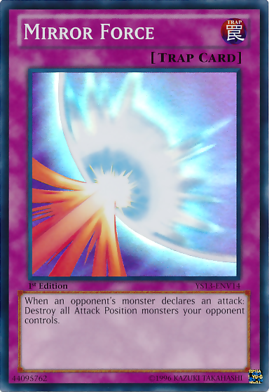 Mirror Force [YS13-ENV14] Super Rare | Good Games Adelaide SA
