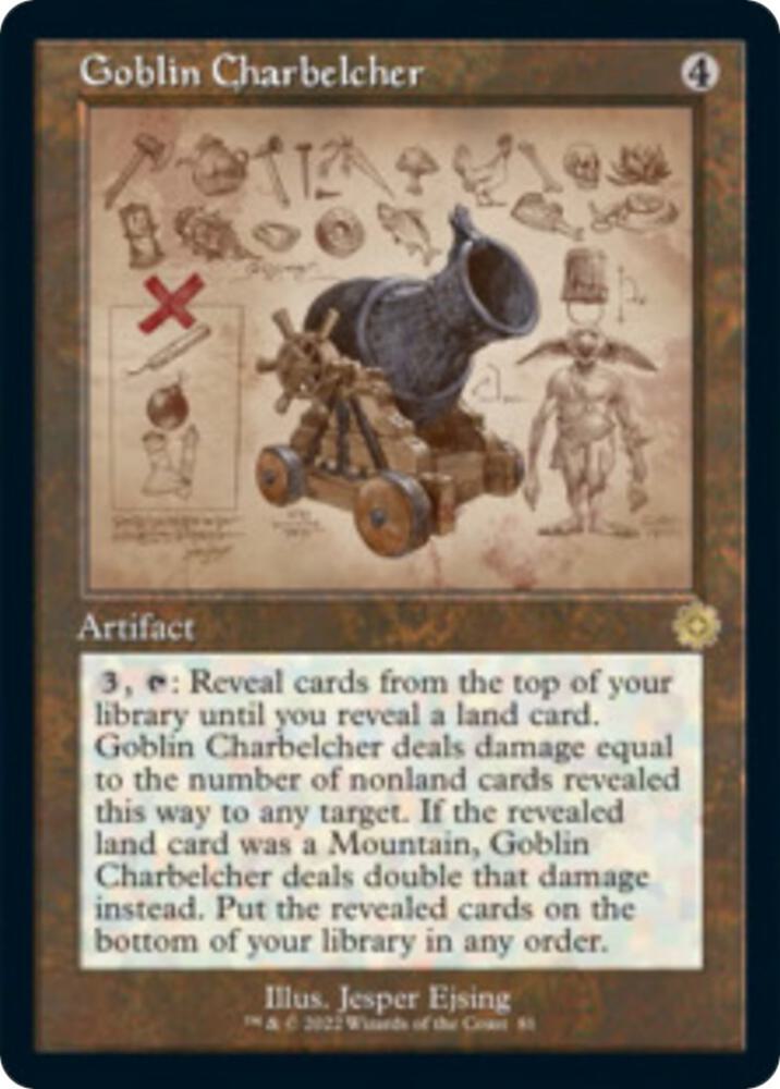 Goblin Charbelcher Schematic 81 (The Brothers' War: Retro Frame Artifacts)  | Good Games Adelaide SA