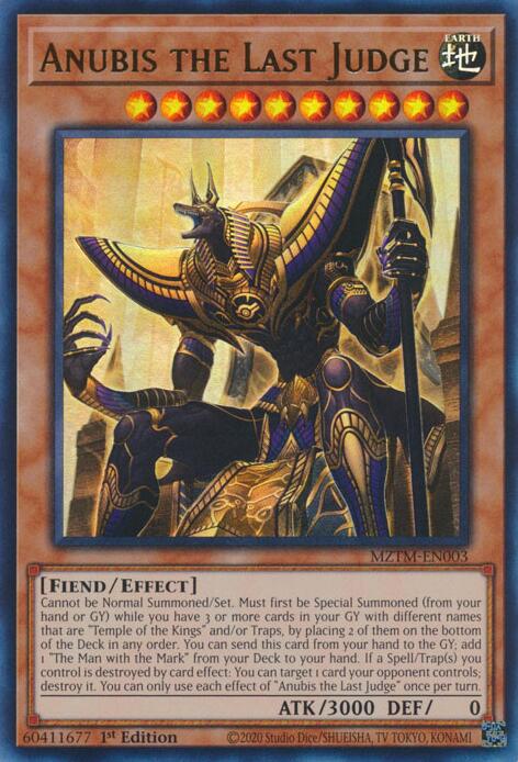 Anubis the Last Judge [MZTM-EN003] Ultra Rare | Good Games Adelaide SA