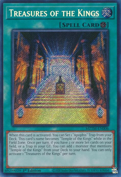 Treasures of the Kings [MZTM-EN006] Secret Rare | Good Games Adelaide SA