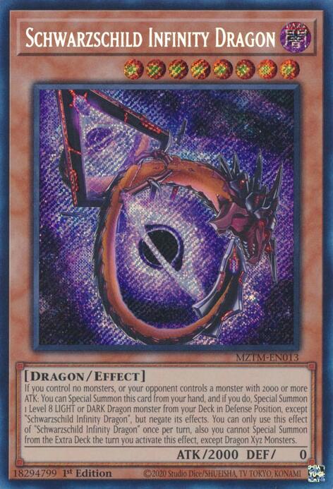 Schwarzschild Infinity Dragon [MZTM-EN013] Secret Rare | Good Games Adelaide SA