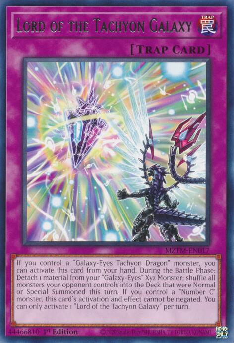 Lord of the Tachyon Galaxy (card) [MZTM-EN017] Rare | Good Games Adelaide SA