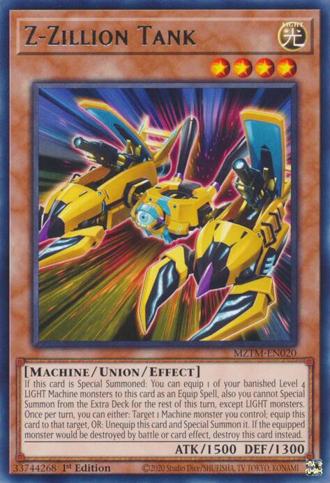 Z-Zillion Tank [MZTM-EN020] Rare | Good Games Adelaide SA