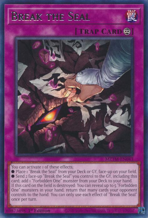 Break the Seal [MZTM-EN043] Rare | Good Games Adelaide SA