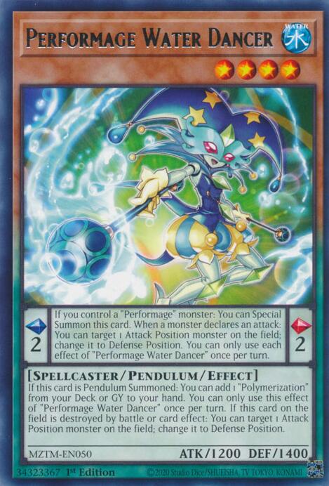 Performage Water Dancer [MZTM-EN050] Rare | Good Games Adelaide SA