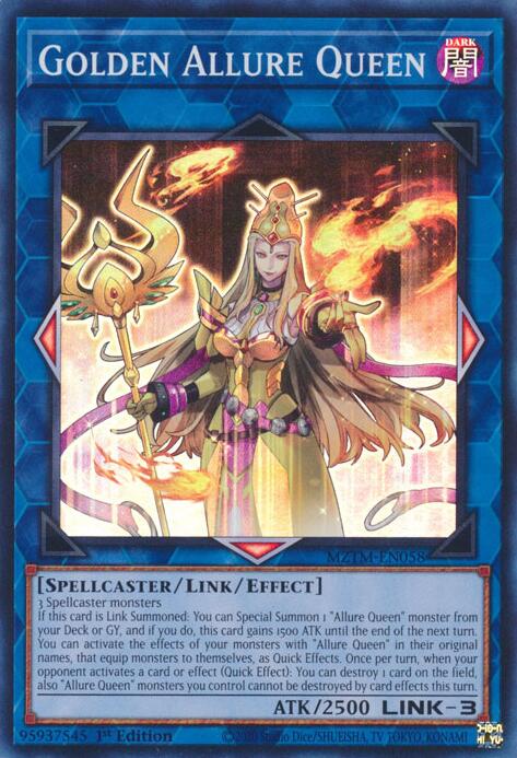 Golden Allure Queen [MZTM-EN058] Super Rare | Good Games Adelaide SA