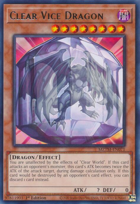 Clear Vice Dragon [MZTM-EN071] Rare | Good Games Adelaide SA