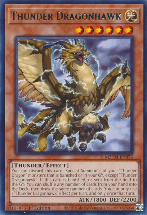 Thunder Dragonhawk [MZTM-EN076] Rare | Good Games Adelaide SA