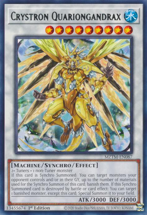 Crystron Quariongandrax [MZTM-EN087] Rare | Good Games Adelaide SA