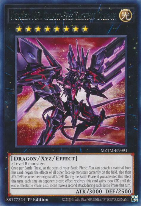 Number 107: Galaxy-Eyes Tachyon Dragon [MZTM-EN091] Rare | Good Games Adelaide SA