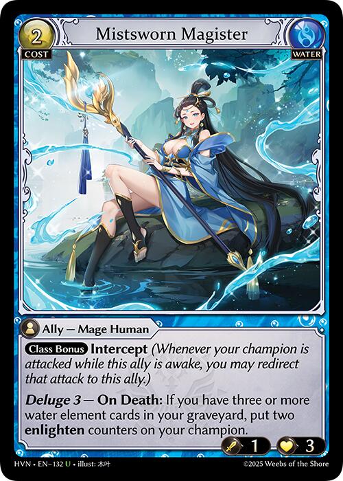 Mistsworn Magister (132) [Abyssal Heaven] | Good Games Adelaide SA