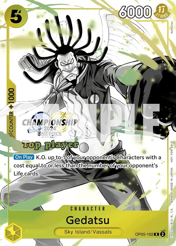 Gedatsu (Championship 2024 Top Player Pack Vol. 2) [One Piece Promotion Cards] | Good Games Adelaide SA