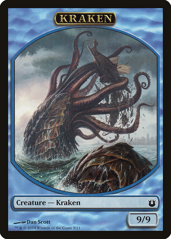 Kraken Token [Born of the Gods Tokens] | Good Games Adelaide SA