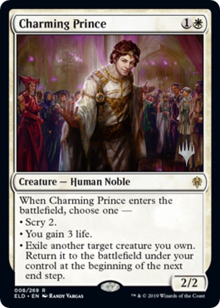 Charming Prince 8 (Promo Pack: Throne of Eldraine)  - Foil | Good Games Adelaide SA