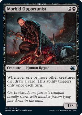 Morbid Opportunist 113 (Innistrad: Midnight Hunt)  - Foil | Good Games Adelaide SA