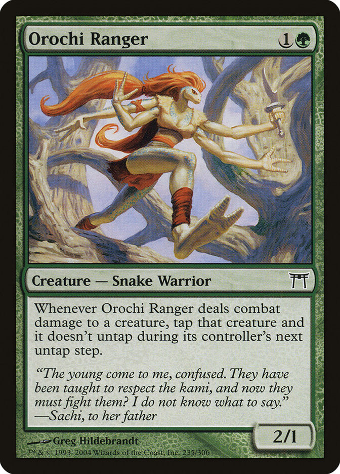 Orochi Ranger 235 (Champions of Kamigawa)  - Foil | Good Games Adelaide SA