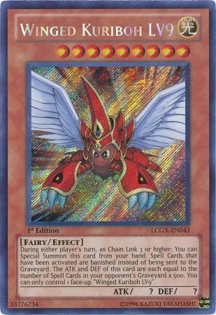 Winged Kuriboh LV9 [LCGX-EN043] Secret Rare | Good Games Adelaide SA