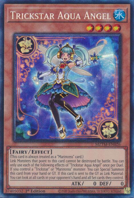 Trickstar Aqua Angel (Collector's Rare) [MZTM-EN026] Collector's Rare | Good Games Adelaide SA